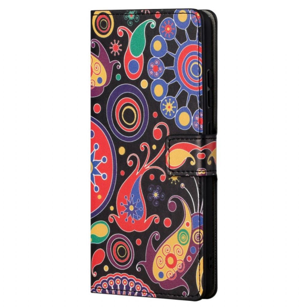 Lederhüllen Für Xiaomi Redmi Note 11 Pro 4G / 5G Galaxiezeichnungen