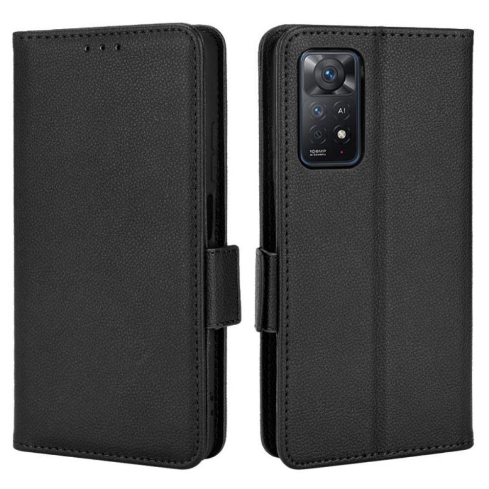 Lederhüllen Für Xiaomi Redmi Note 11 Pro 4G / 5G Kunstleder Litschi