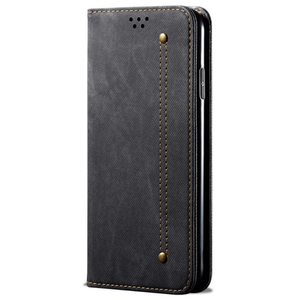 Schutzhülle Für Xiaomi Redmi Note 11 Pro 4G / 5G Flip Case Jeansstoff