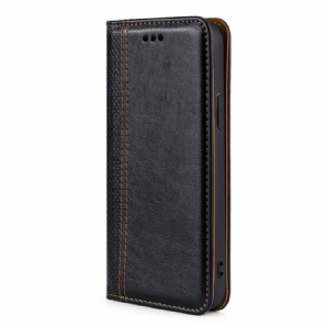 Schutzhülle Für Xiaomi Redmi Note 11 Pro 4G / 5G Flip Case Strukturierter Ledereffekt