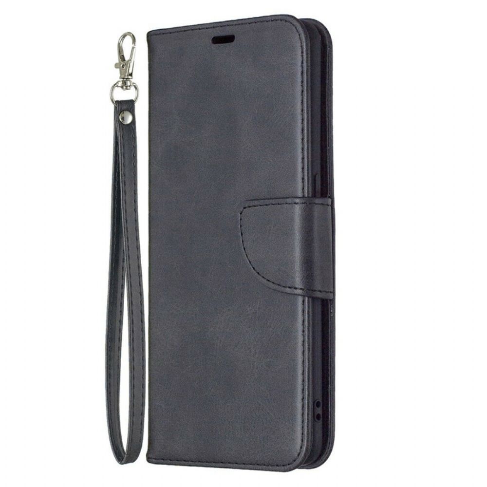 Flip Case Für Oppo Find X2 Lite Flip Case Glatte Schräge Klappe