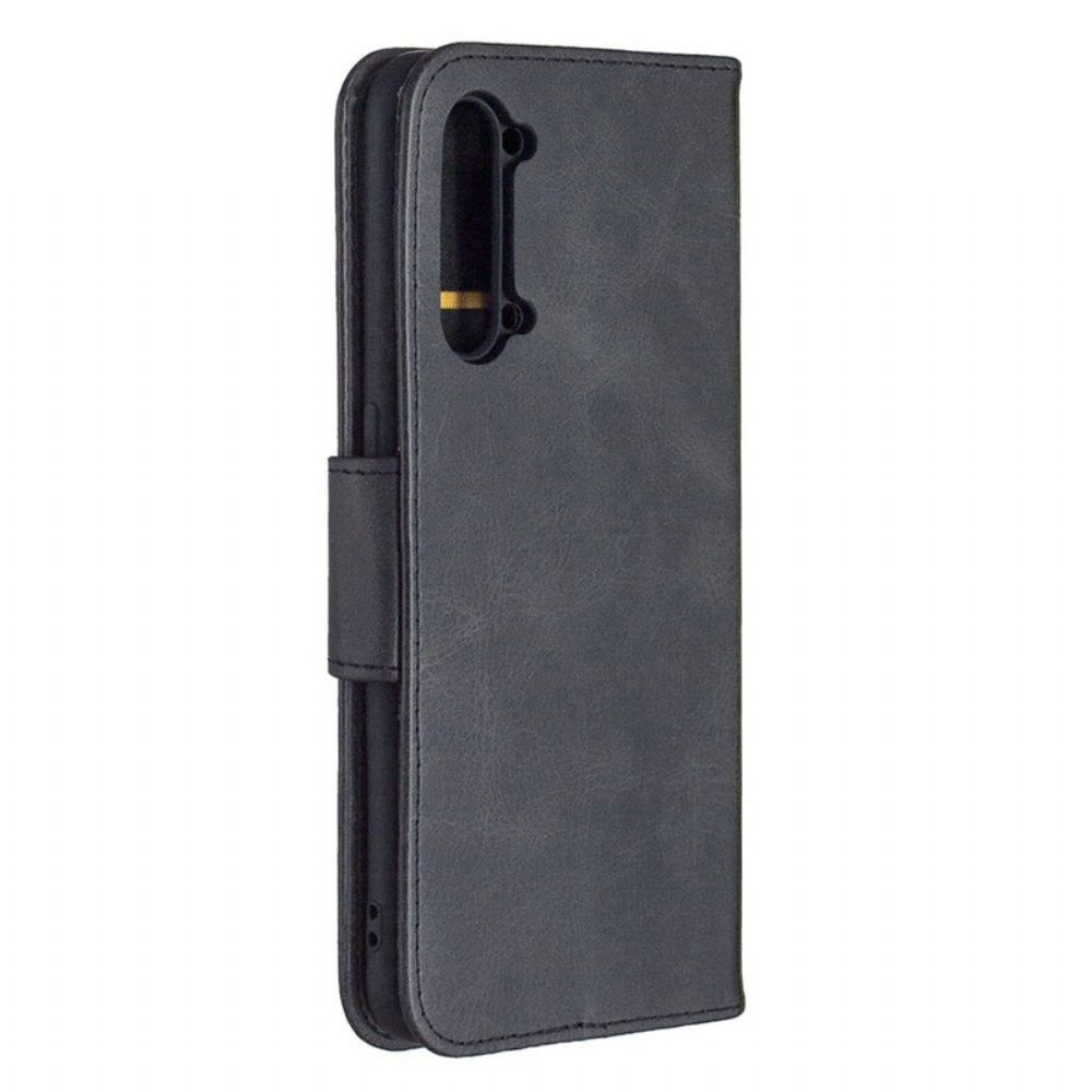 Flip Case Für Oppo Find X2 Lite Flip Case Glatte Schräge Klappe