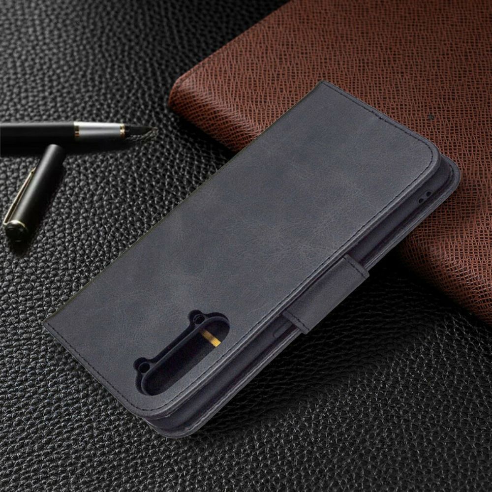 Flip Case Für Oppo Find X2 Lite Flip Case Glatte Schräge Klappe
