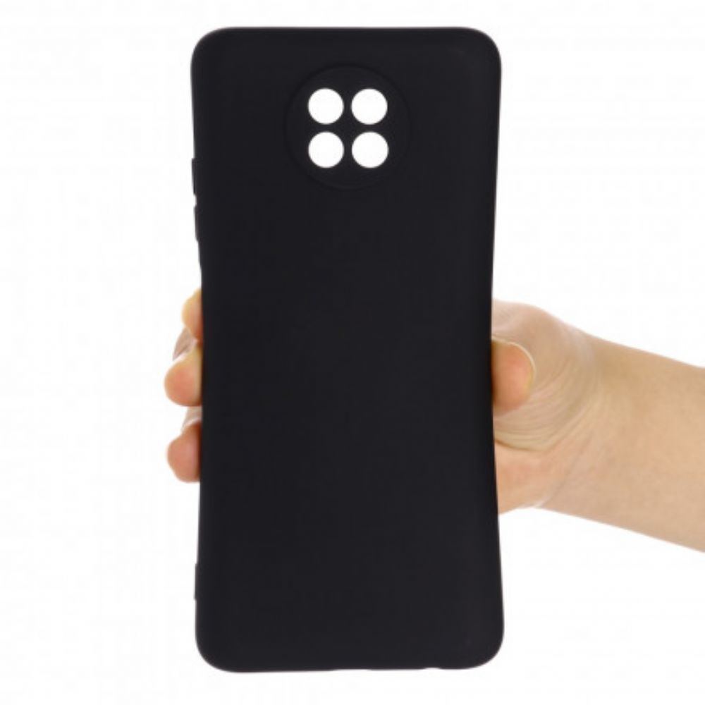 Hülle Für Xiaomi Redmi Note 9 5G / 9T 5G Flüssigsilikon Und Lanyard