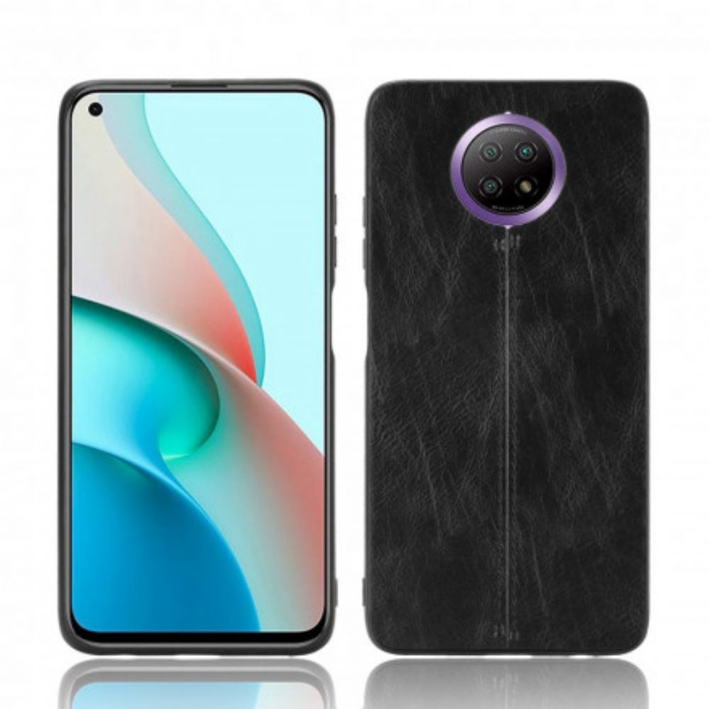 Hülle Für Xiaomi Redmi Note 9 5G / 9T 5G Nähte Lederoptik