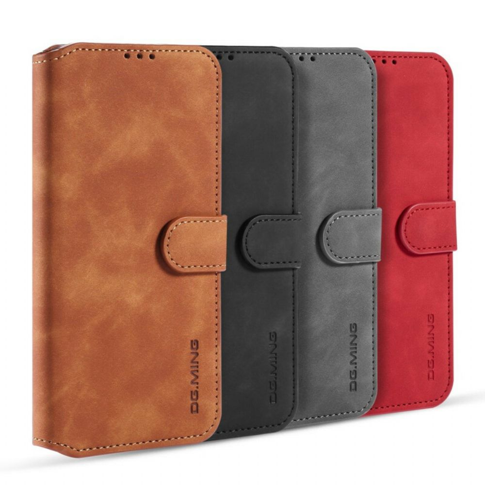 Flip Case Für Xiaomi Redmi Note 9 Dg.ming Retro