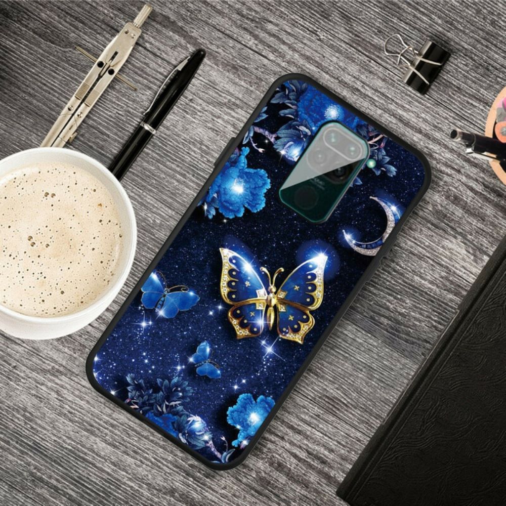 Handyhülle Für Xiaomi Redmi Note 9 Goldener Schmetterling
