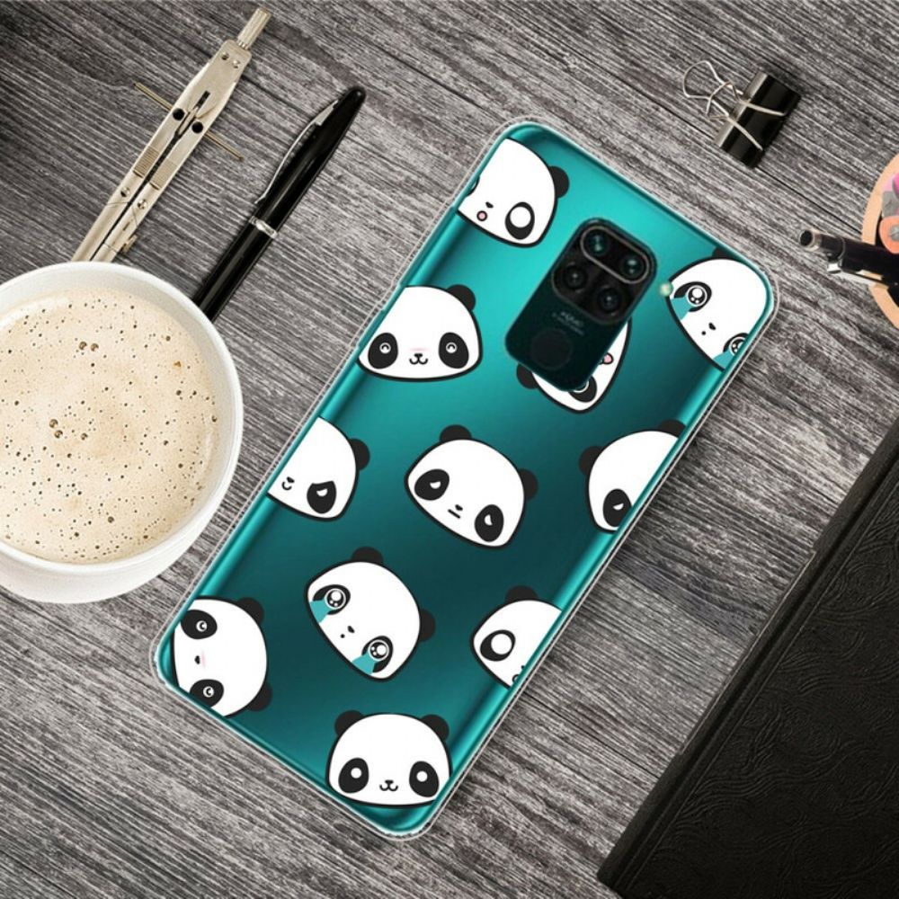 Handyhülle Für Xiaomi Redmi Note 9 Sentimentale Pandas