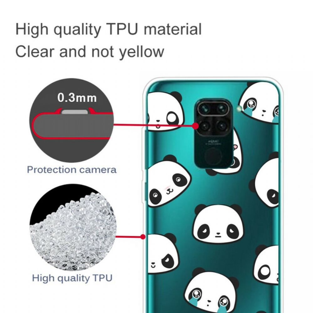 Handyhülle Für Xiaomi Redmi Note 9 Sentimentale Pandas