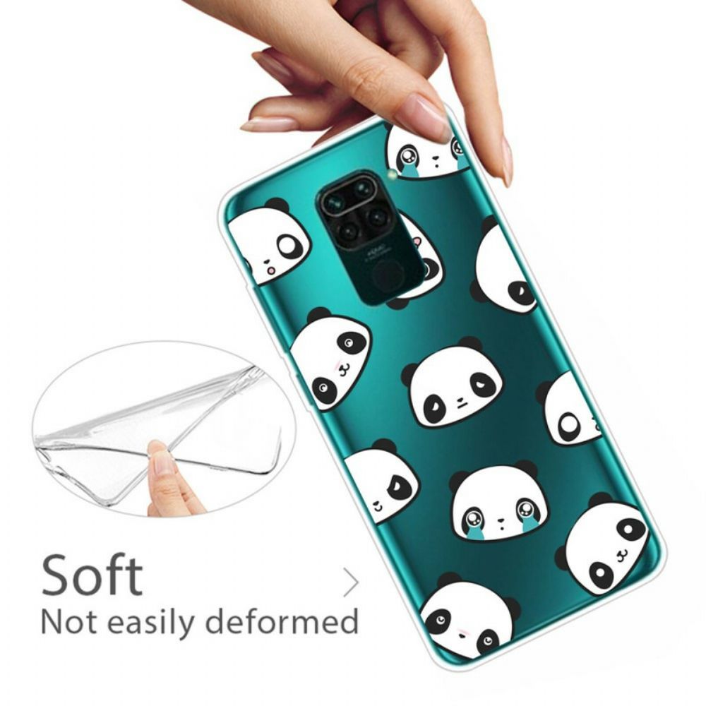 Handyhülle Für Xiaomi Redmi Note 9 Sentimentale Pandas