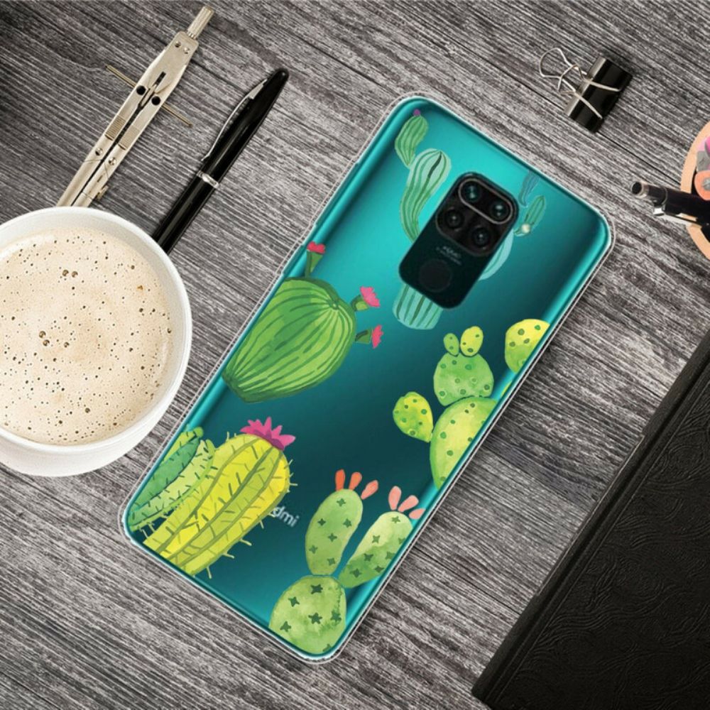 Hülle Für Xiaomi Redmi Note 9 Kaktus Aquarell