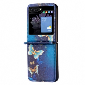 Hülle Samsung Galaxy Z Flip 5 Handyhülle Schmetterlinge