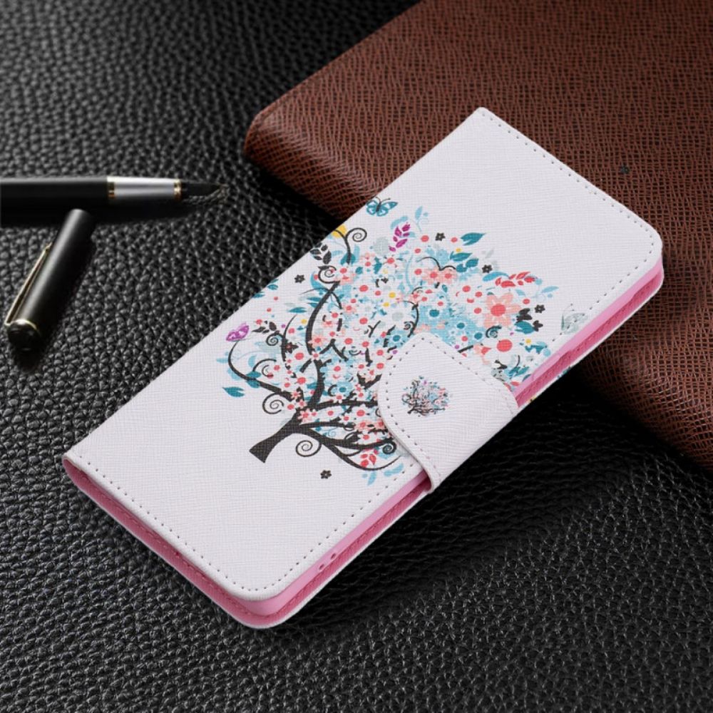 Flip Case Für Google Pixel 6 Pro Blumiger Baum
