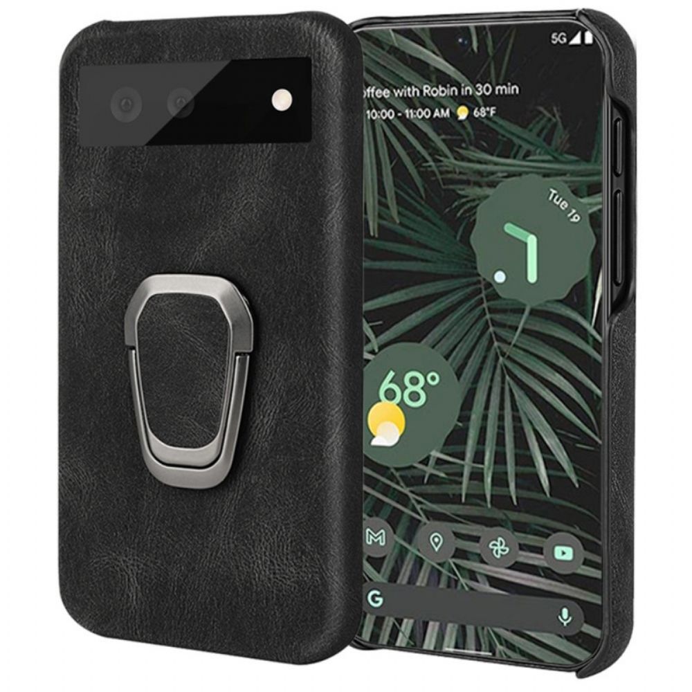 Handyhülle Für Google Pixel 6 Pro Ledereffekt Elegance Ring-stütze Neue Farben