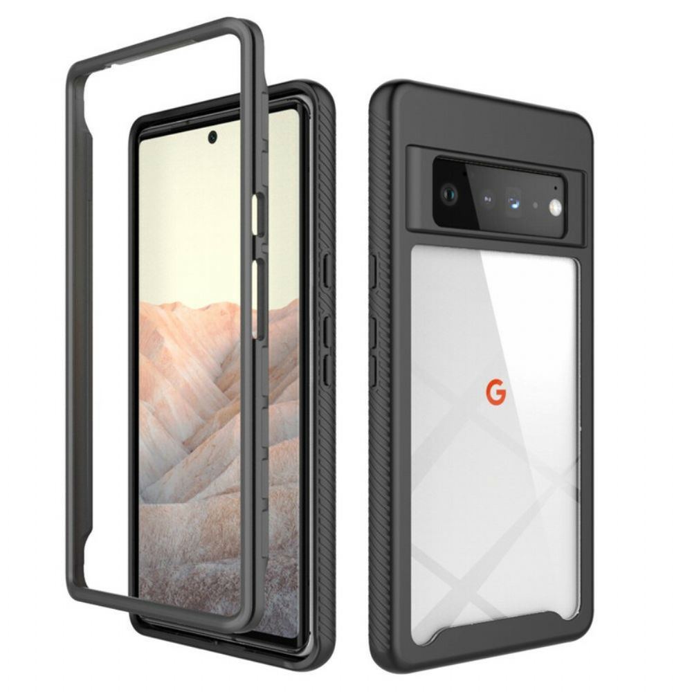 Hülle Für Google Pixel 6 Pro Hybrid Abgeschrägte Kanten