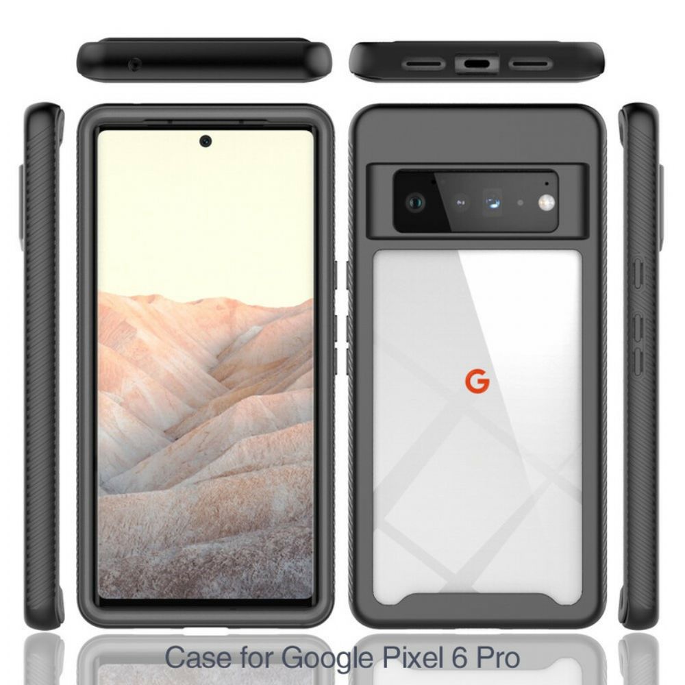 Hülle Für Google Pixel 6 Pro Hybrid Abgeschrägte Kanten