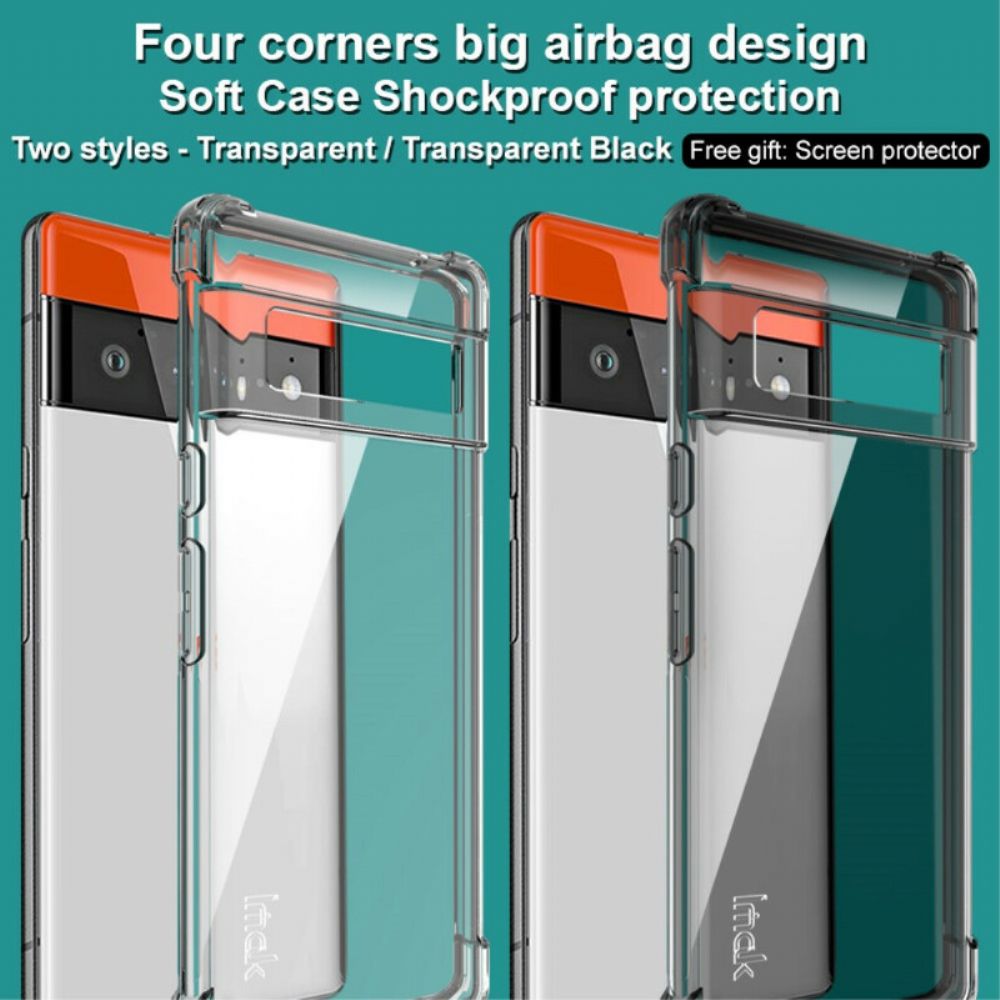 Hülle Für Google Pixel 6 Pro Transparentes Seidiges Imak