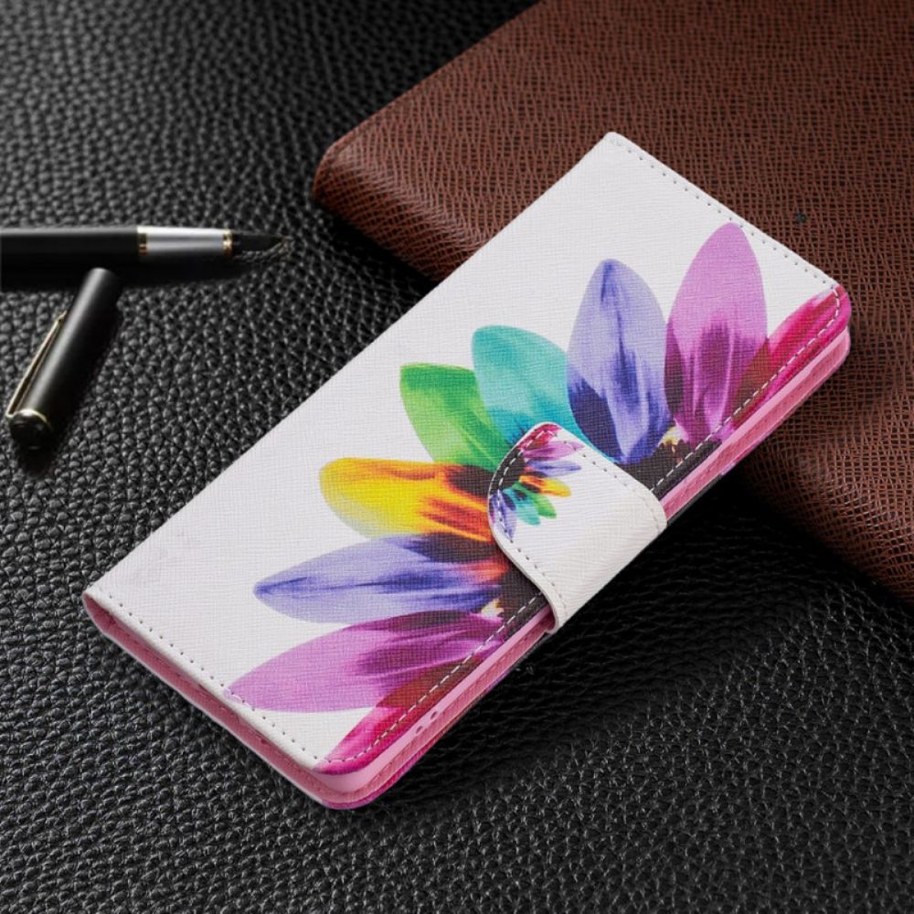 Schutzhülle Für Google Pixel 6 Pro Flip Case Aquarell Blume