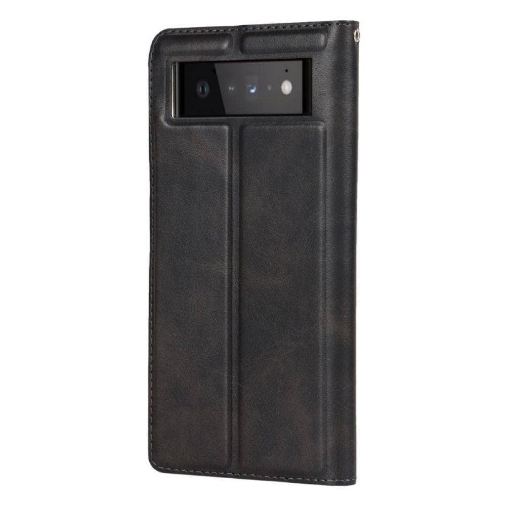 Schutzhülle Für Google Pixel 6 Pro Mit Kordel Flip Case Geradheit