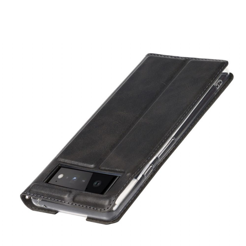 Schutzhülle Für Google Pixel 6 Pro Mit Kordel Flip Case Geradheit