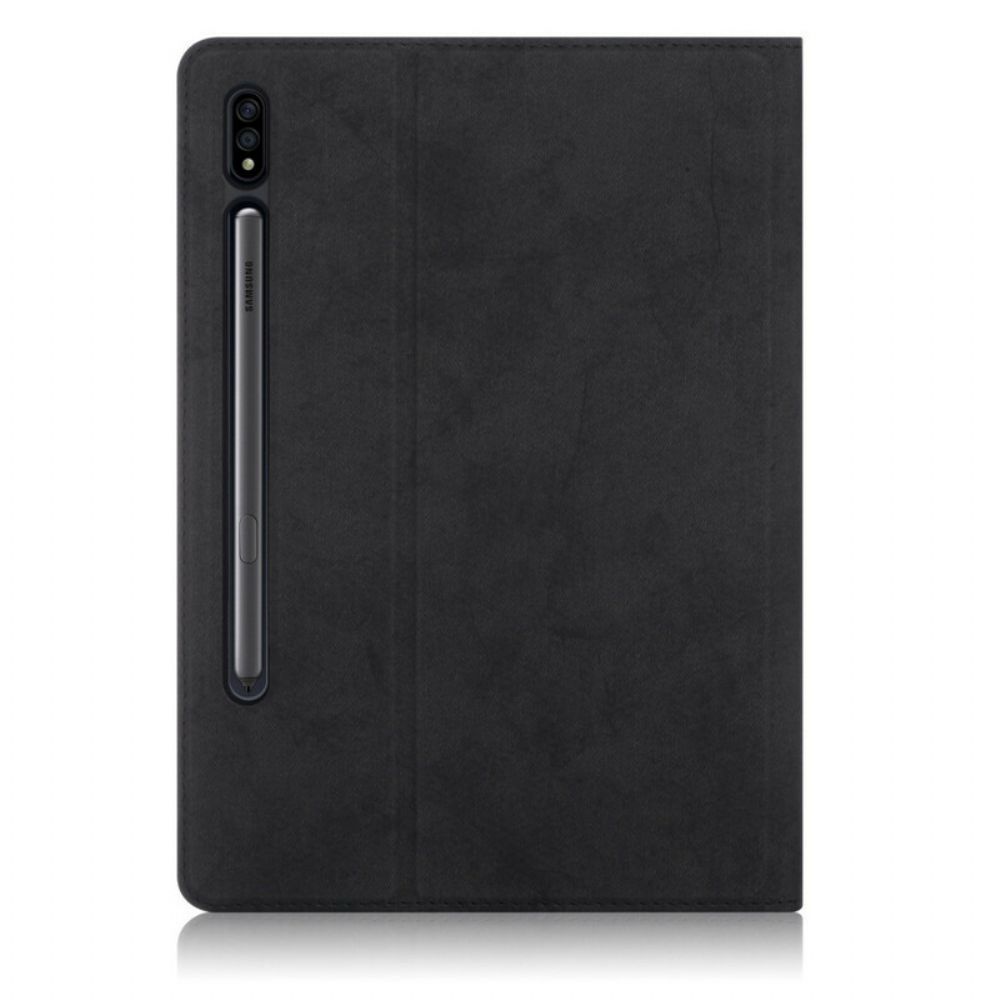 Case Für Samsung Galaxy Tab S7 Plus / Tab S8 Plus Business-ledereffekt