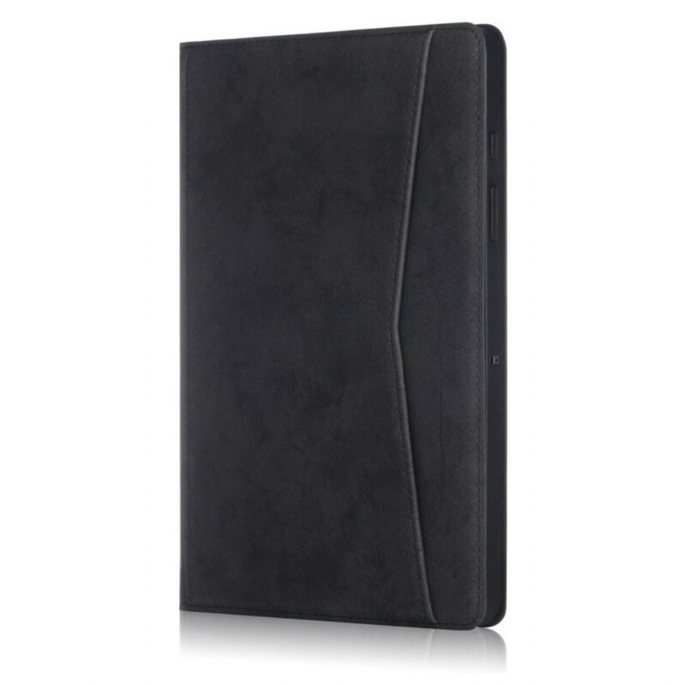 Case Für Samsung Galaxy Tab S7 Plus / Tab S8 Plus Business-ledereffekt