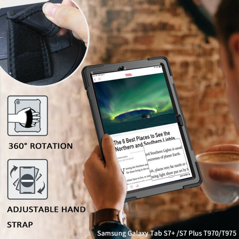 Handyhülle Für Samsung Galaxy Tab S7 Plus / Tab S8 Plus Extrem Widerstandsfähig