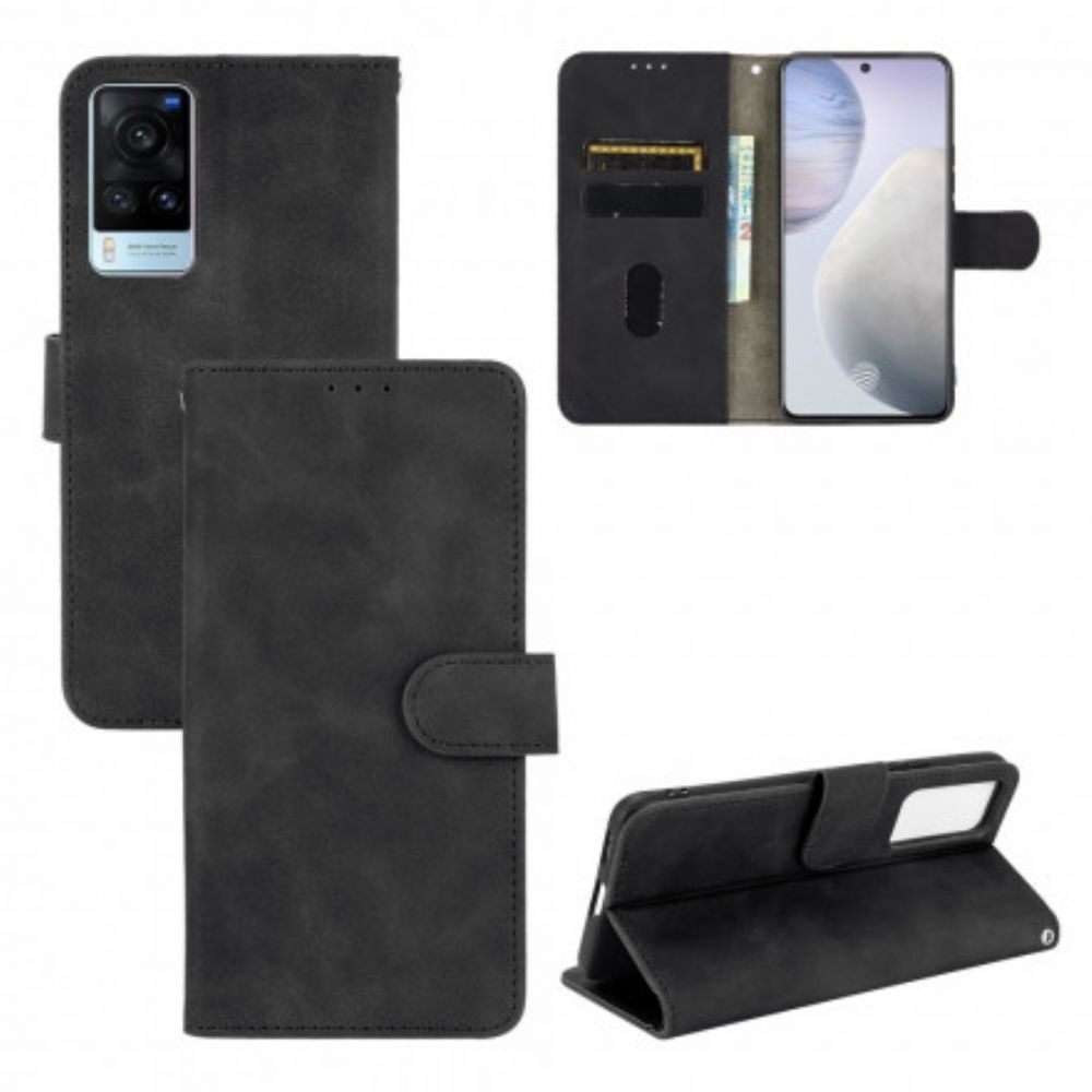 Lederhüllen Für Vivo X60 Leder Im Vintage-stil