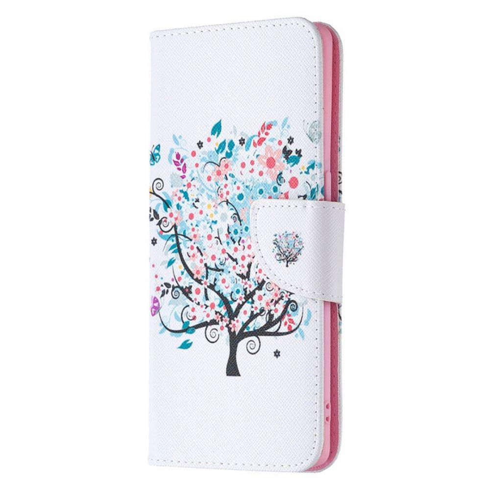Flip Case Für Oppo Find X2 Neo Blumiger Baum