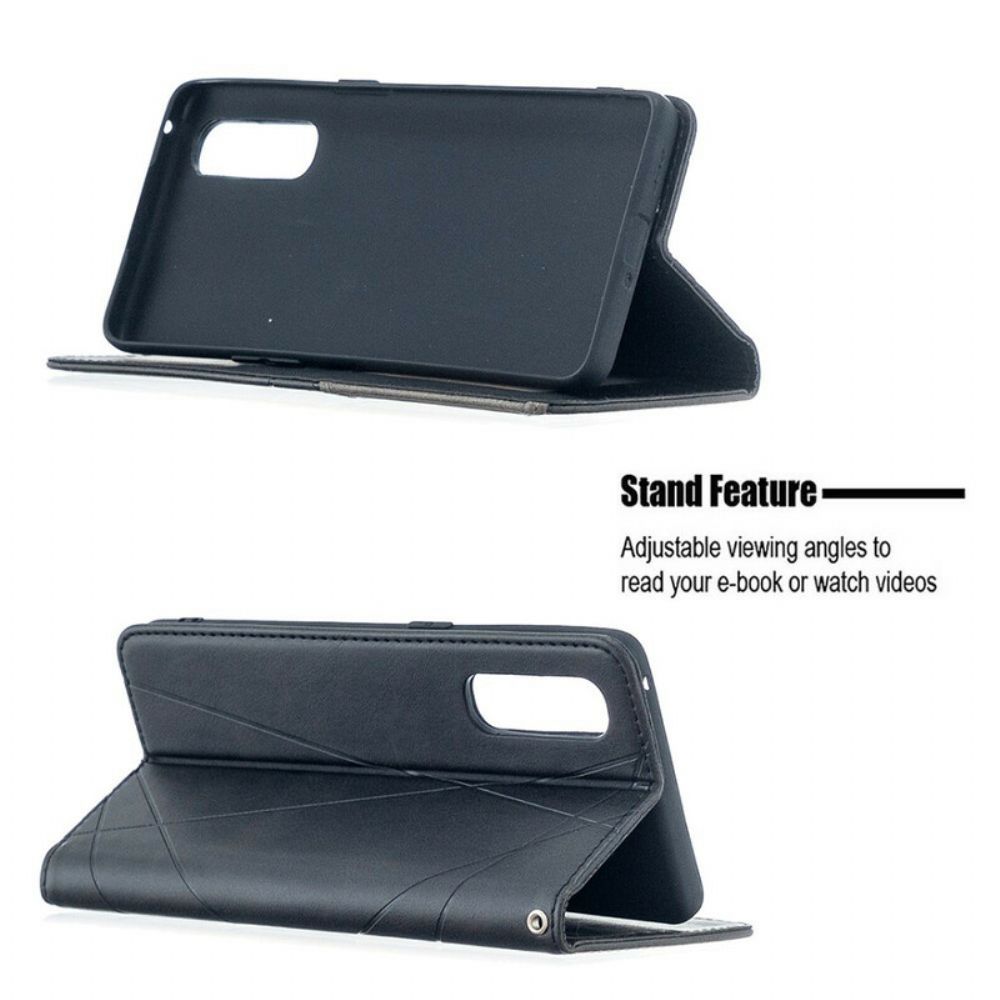 Schutzhülle Für Oppo Find X2 Neo Flip Case Künstlerstil