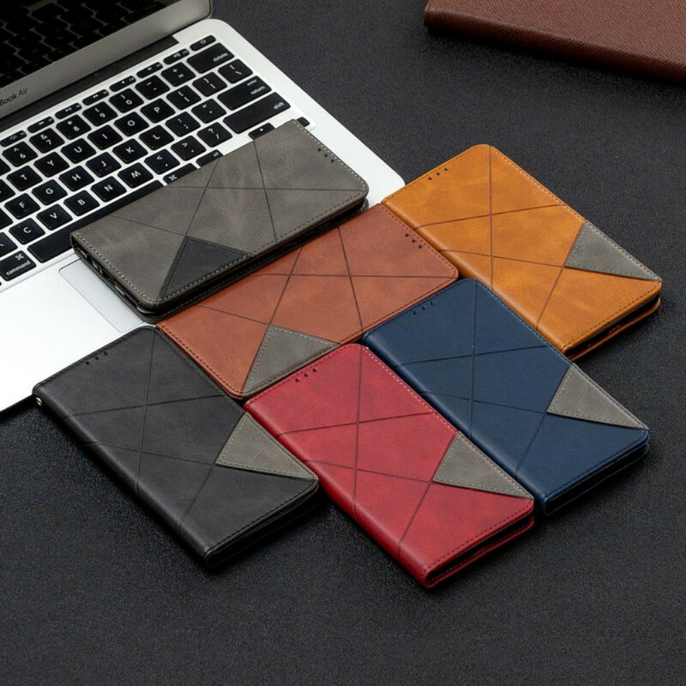 Schutzhülle Für Oppo Find X2 Neo Flip Case Künstlerstil