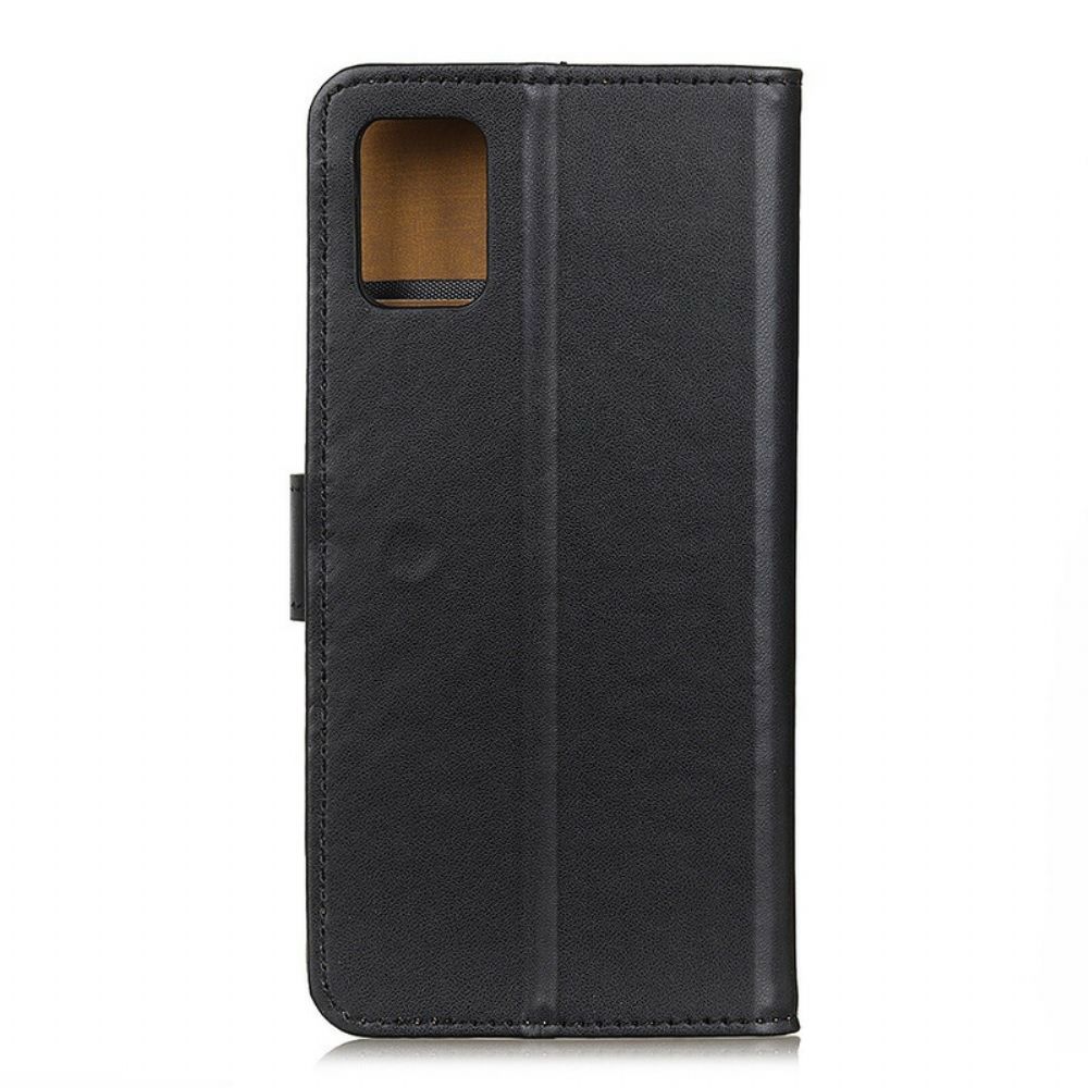 Flip Case Für Samsung Galaxy Note 20 Ultra Einfaches Kunstleder