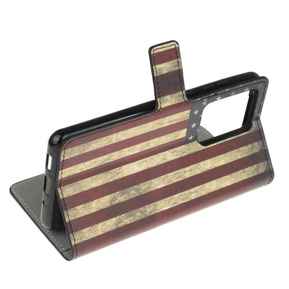 Flip Case Für Samsung Galaxy Note 20 Ultra Usa-flagge