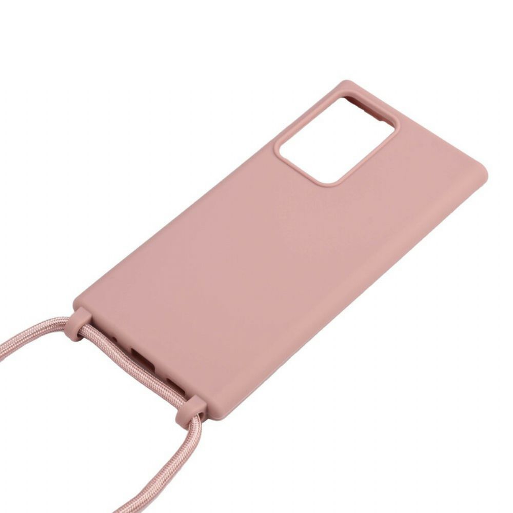Handyhülle Für Samsung Galaxy Note 20 Ultra Silikon Und Schnur