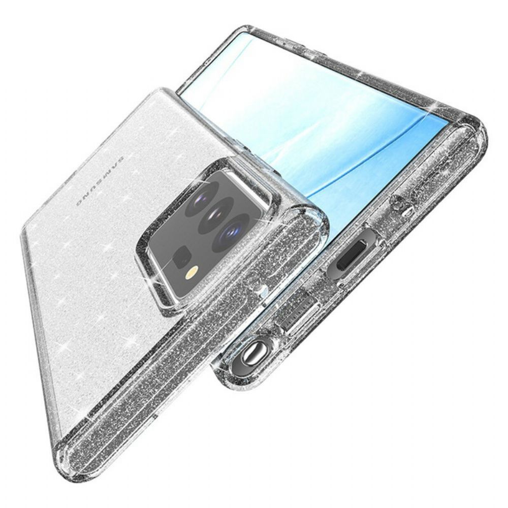 Hülle Für Samsung Galaxy Note 20 Ultra Glitzerpuder