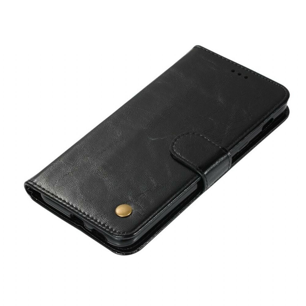 Flip Case Für Huawei Mate 20 Lite Mit Kordel Vintage Kunstlederarmband