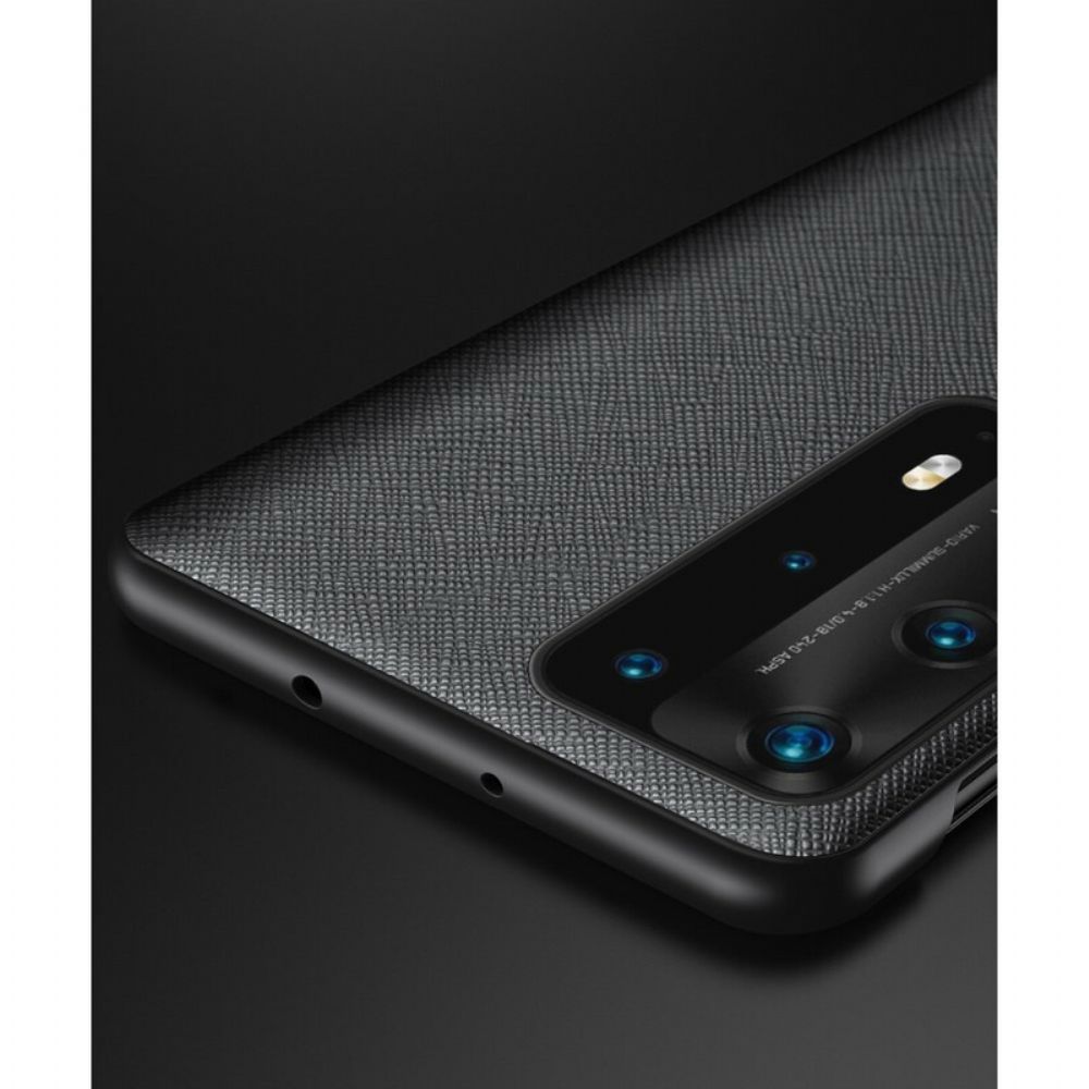 Schutzhülle Für Huawei P40 Texturiertes Kunstleder
