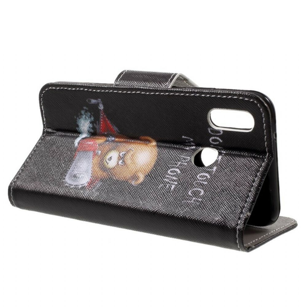 Flip Case Für Huawei P20 Lite Gefährlicher Bär