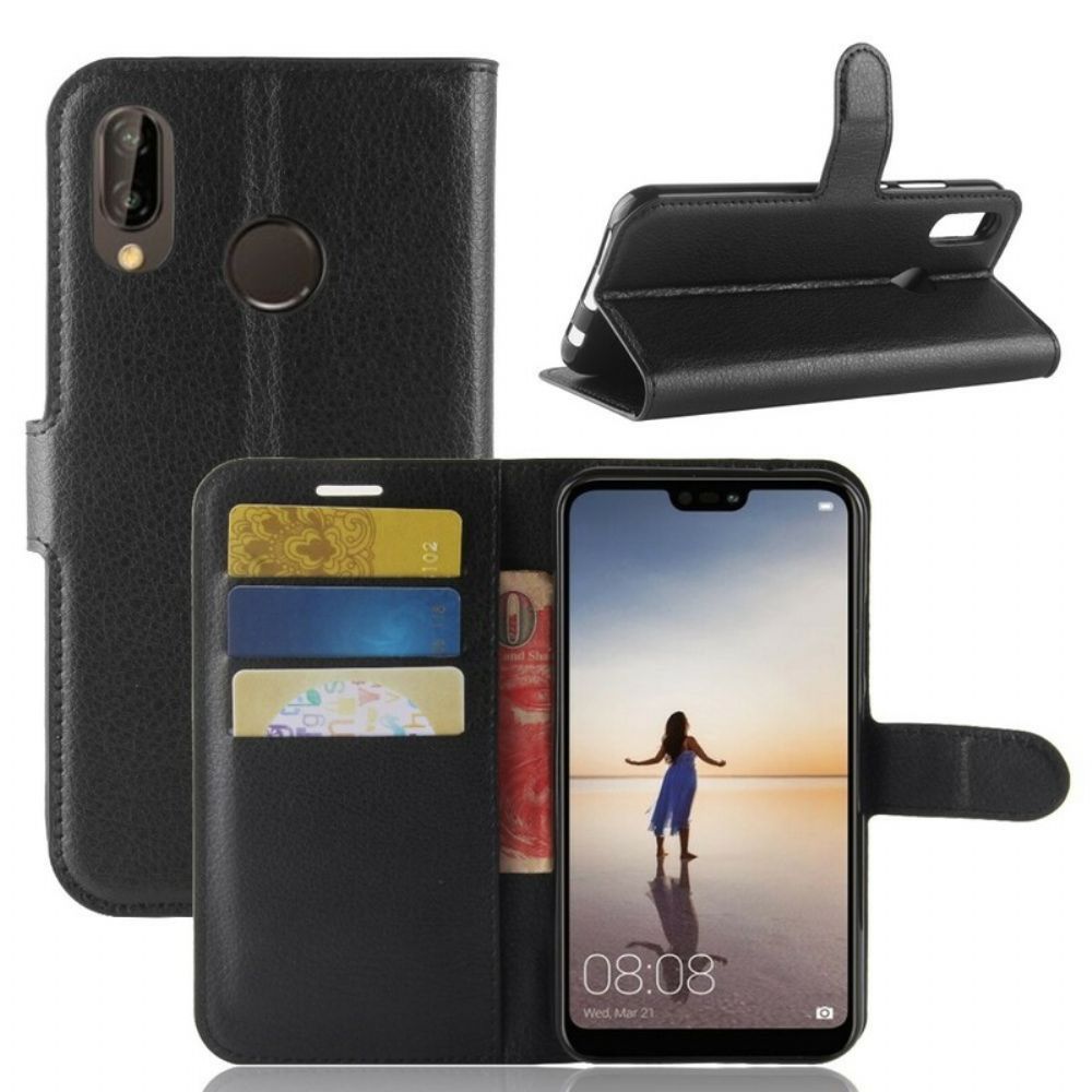 Flip Case Für Huawei P20 Lite Retro-litschis