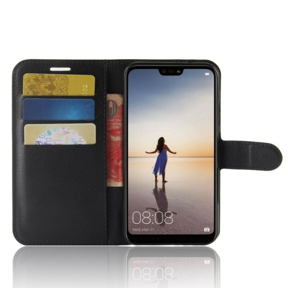 Flip Case Für Huawei P20 Lite Retro-litschis