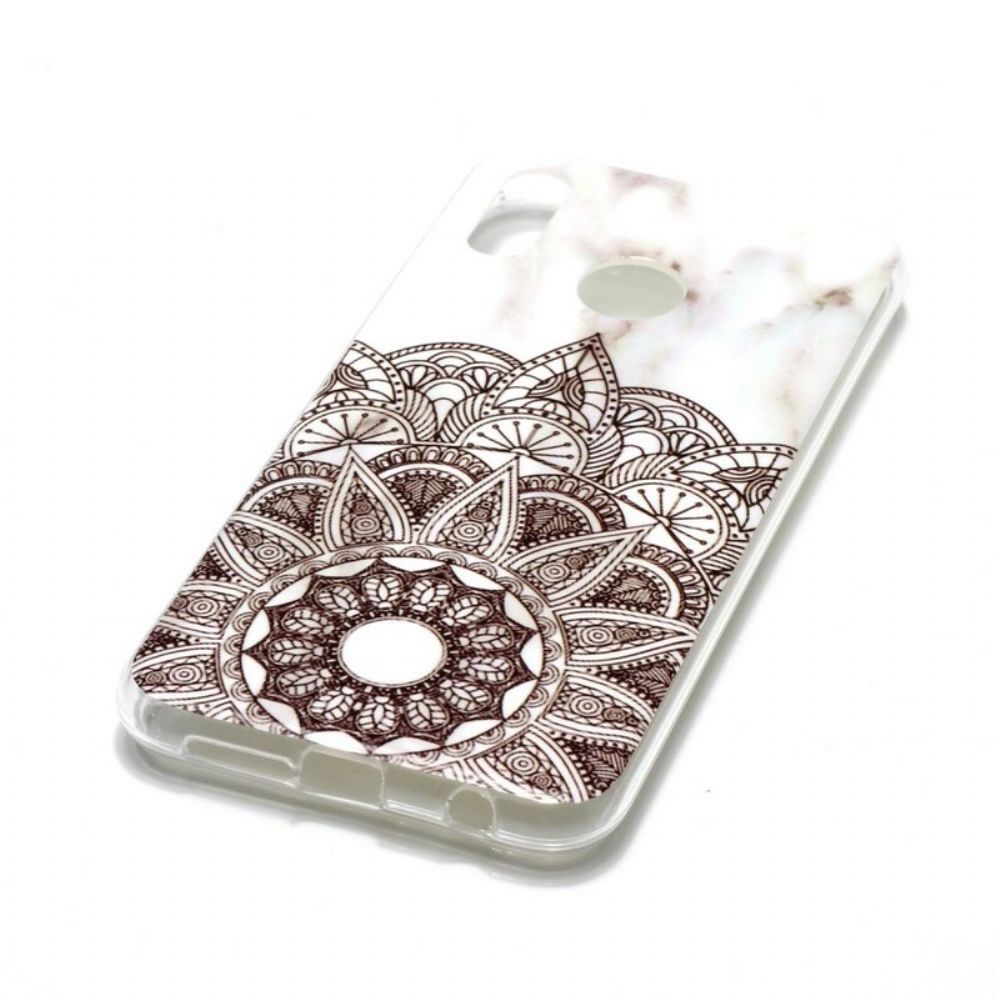Handyhülle Für Huawei P20 Lite Mandala Aus Marmor