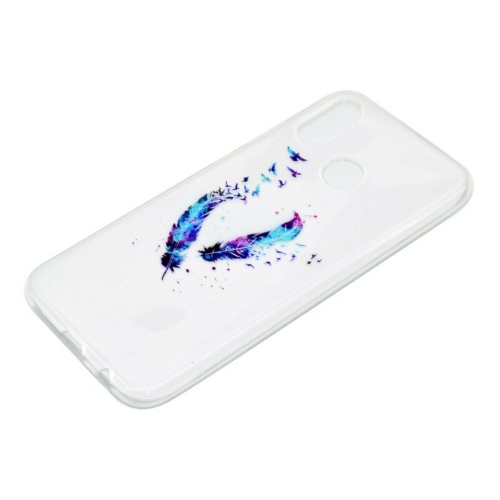 Hülle Für Huawei P20 Lite Transparente Federn