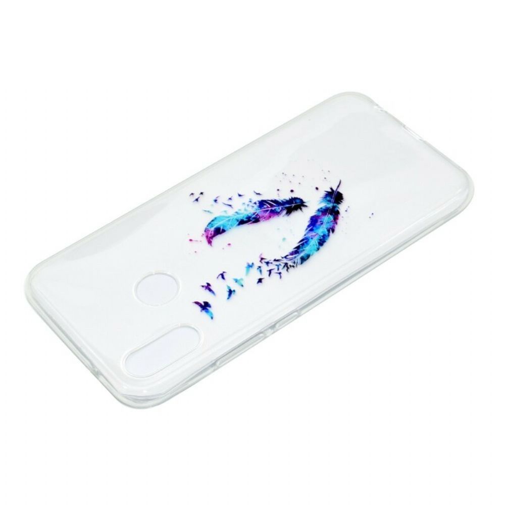 Hülle Für Huawei P20 Lite Transparente Federn