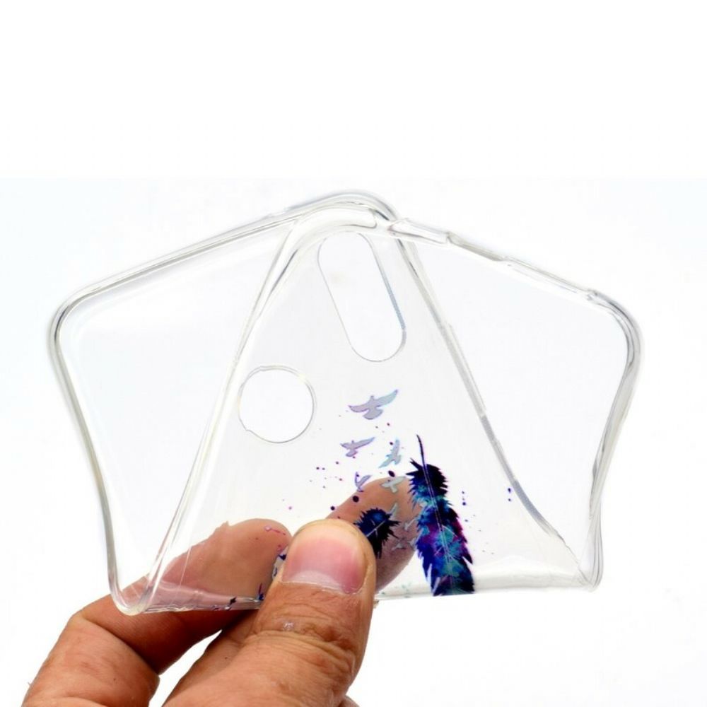 Hülle Für Huawei P20 Lite Transparente Federn