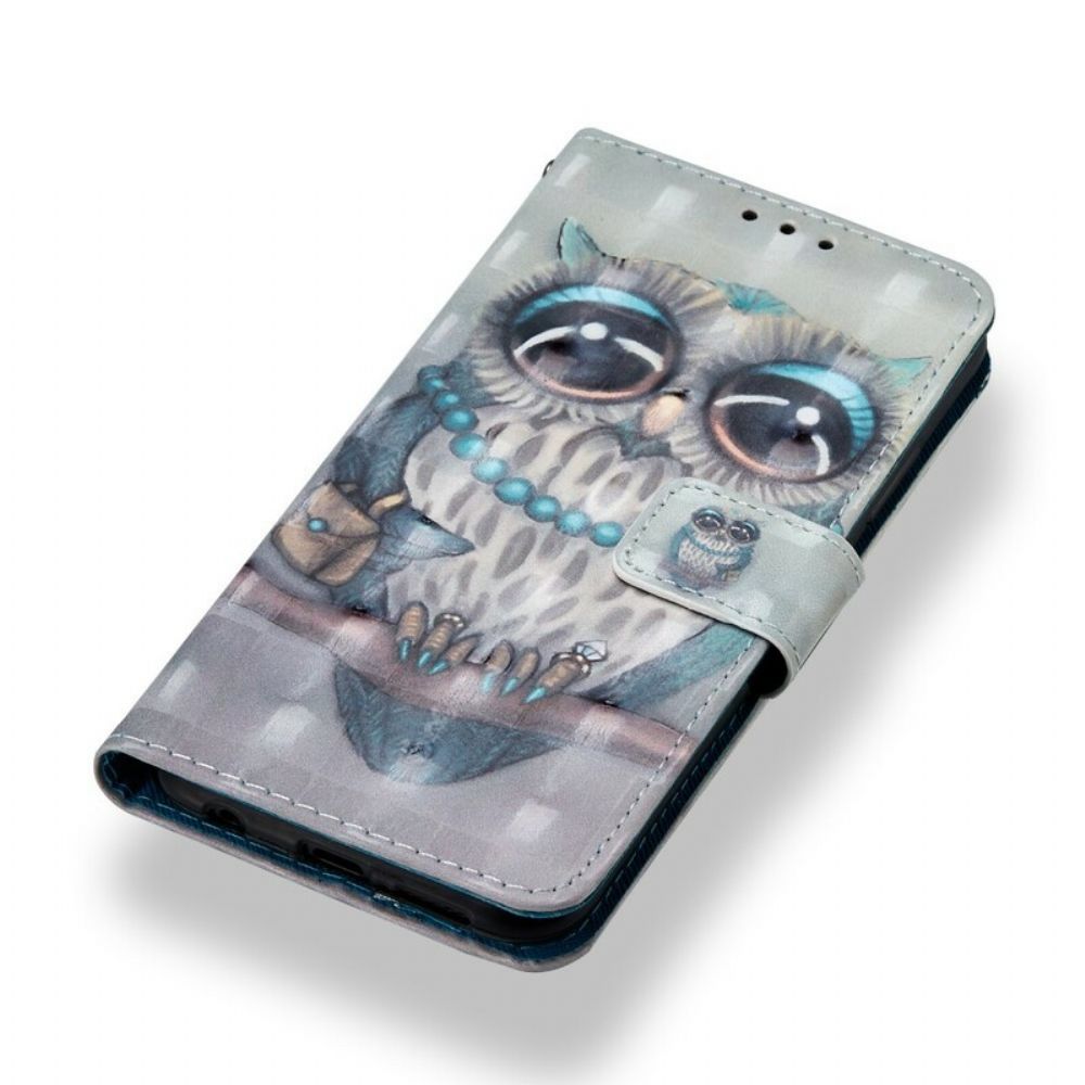 Lederhüllen Für Huawei P20 Lite Fräulein Eule 3d