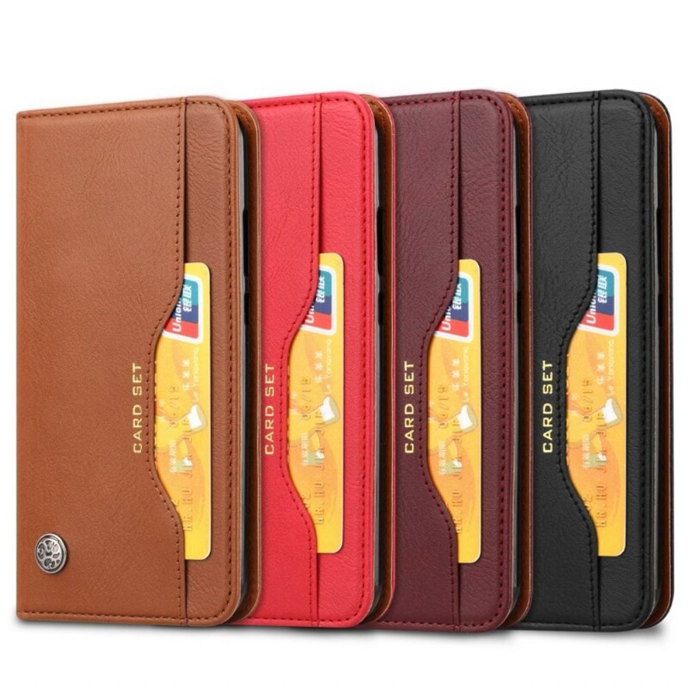 Schutzhülle Für Huawei P20 Lite Flip Case Kartenetui Aus Kunstleder