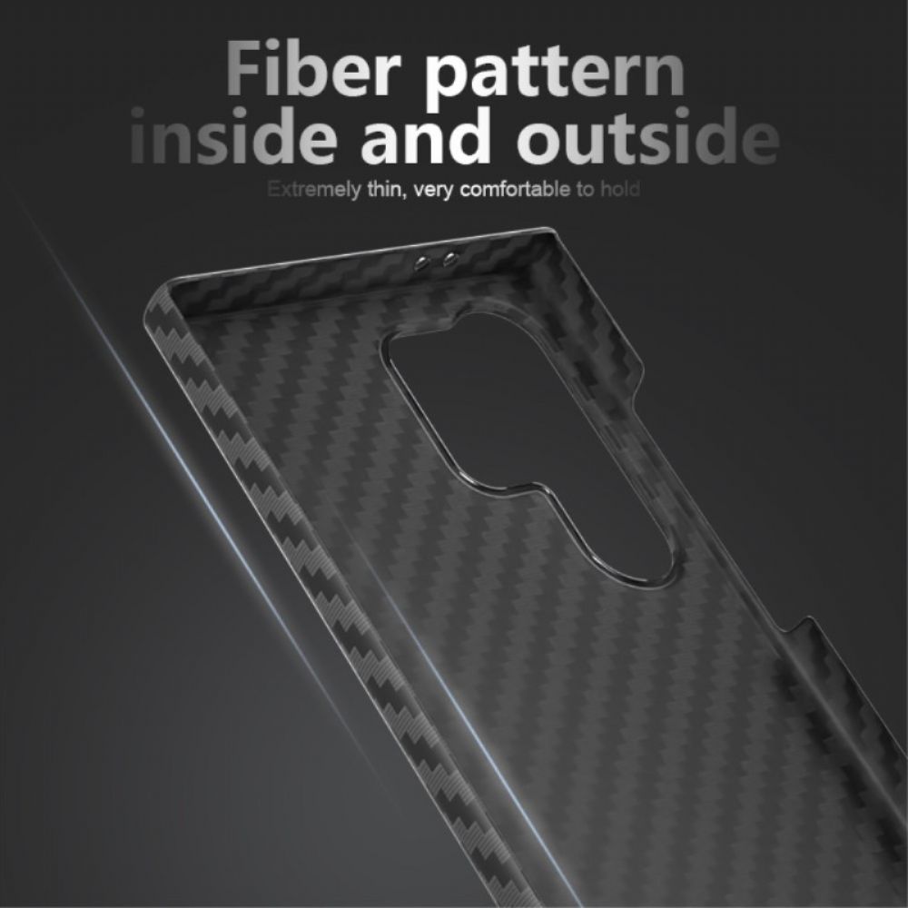 Hülle Für Samsung Galaxy S24 Ultra 5g Carbonfaser-textur