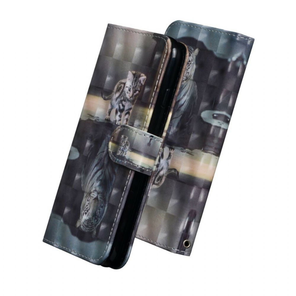 Flip Case Für iPhone 12 Pro Max Ernst Der Tiger