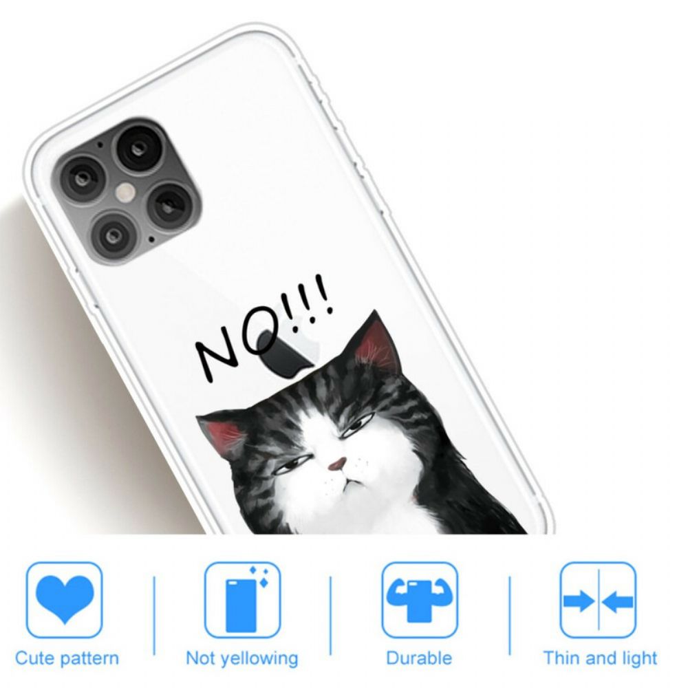 Handyhülle Für iPhone 12 Pro Max Die Katze Die Nein Sagt