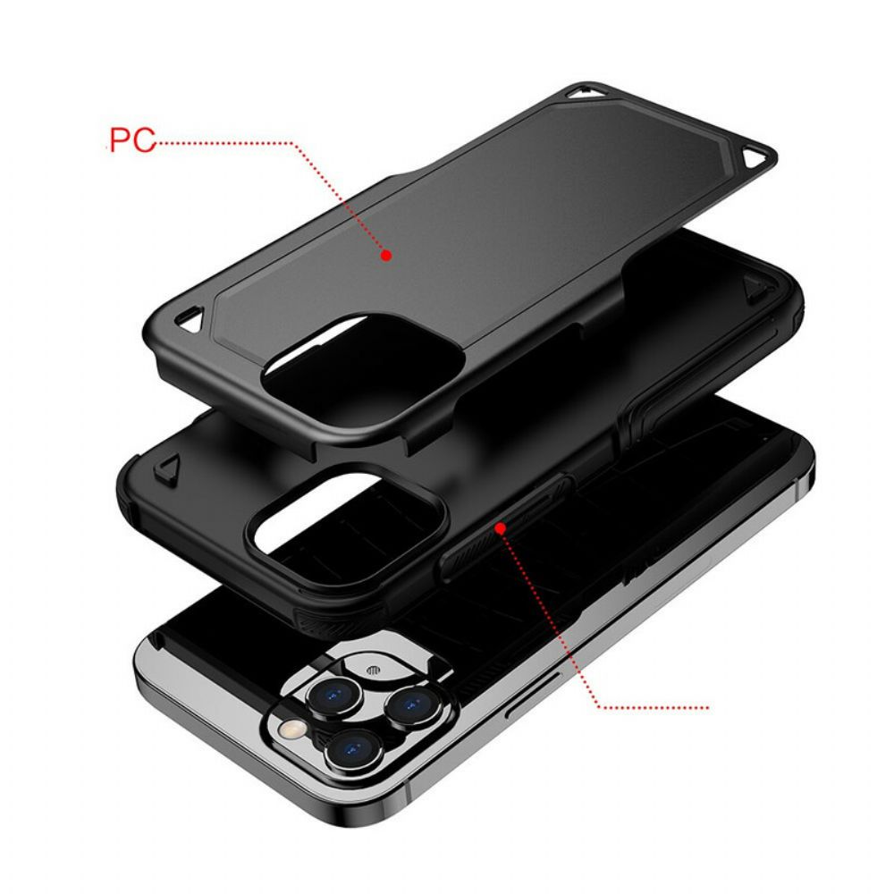 Handyhülle Für iPhone 12 Pro Max Premium-metal-effekt